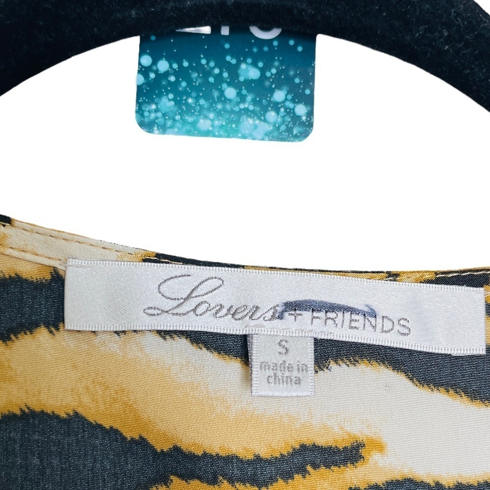 LOVERS + FRIENDS GRACIE DRESS IN WILDCAT Women’s Size Small - Picture 6 of 8